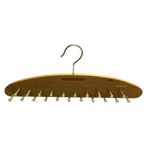 The Container Store 42-Peg Woodlore Cedar Tie Hanger Closet Organizer Rack